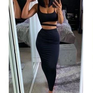 Bodycon Tank and Skirt Set